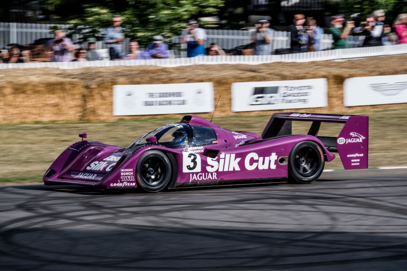 We are up the Hill at Goodwood with three former F1 drivers cars class=
