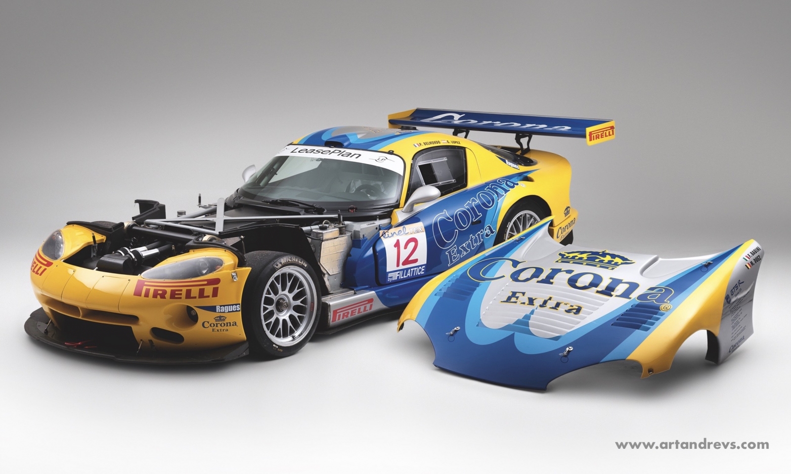 1:43 CHRYSLER VIPER GTS-R # 57 Le Mans 2001 Ixo lm007 