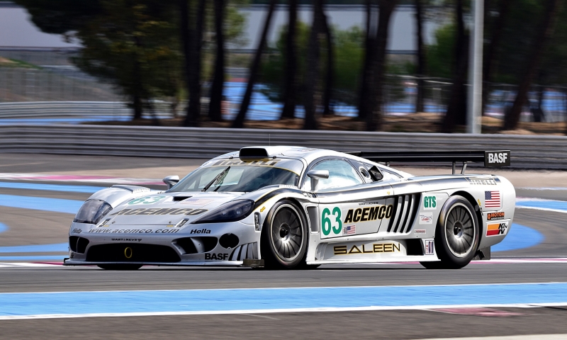 Saleen S7R GT1 and Aston Martin Vantage GT2 - test Le Castellet