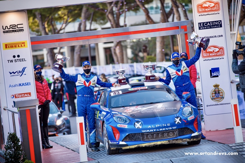 Successful partnership between Alpine and Art & Revs at Monte Carlo