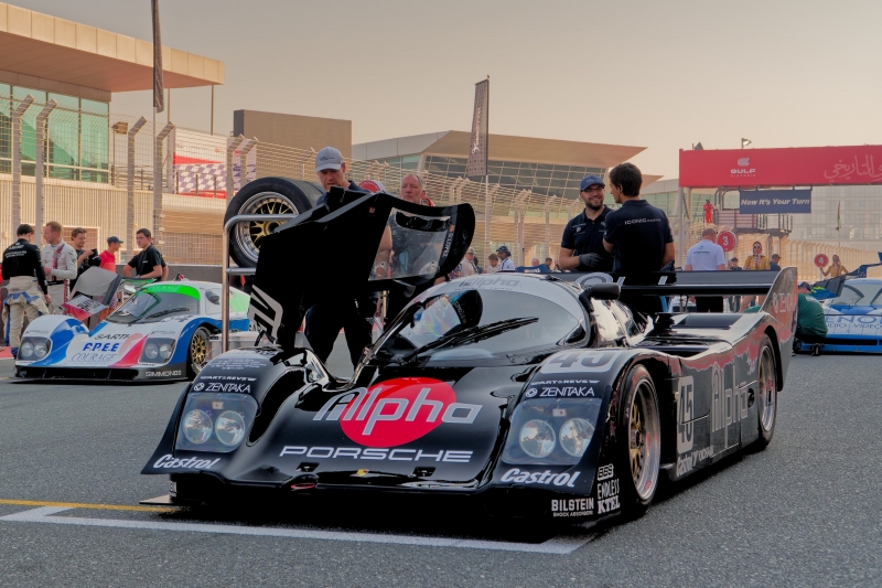 Gulf Historic - Porsche 962 Win - Alain & Nicolas Prost reunion with their Viper GTS-R