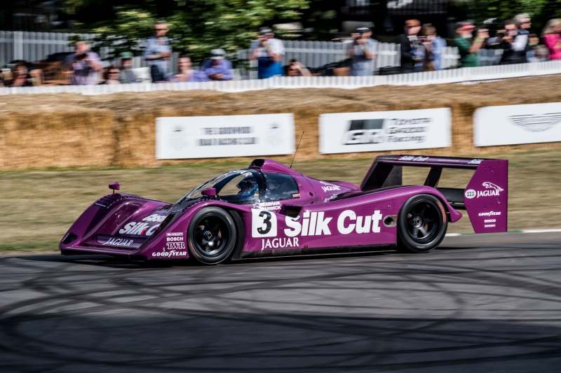 We are up the Hill at Goodwood with three former F1 drivers cars