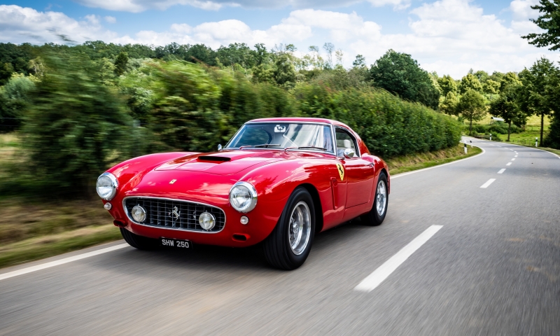 Taking Terry Hoyle's Ferrari 250 SWB on the road 